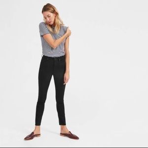 Everlane High Rise Skinny Jeans Black